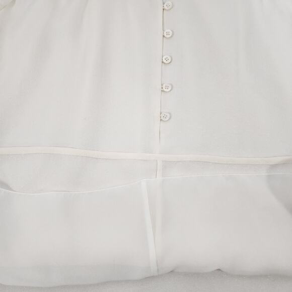 NWOT Rachel Roy Silk Flowy Blouse Long Sleeve - Picture 7 of 8